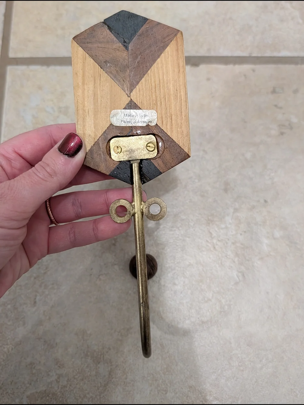 Anthropologie wood geometric